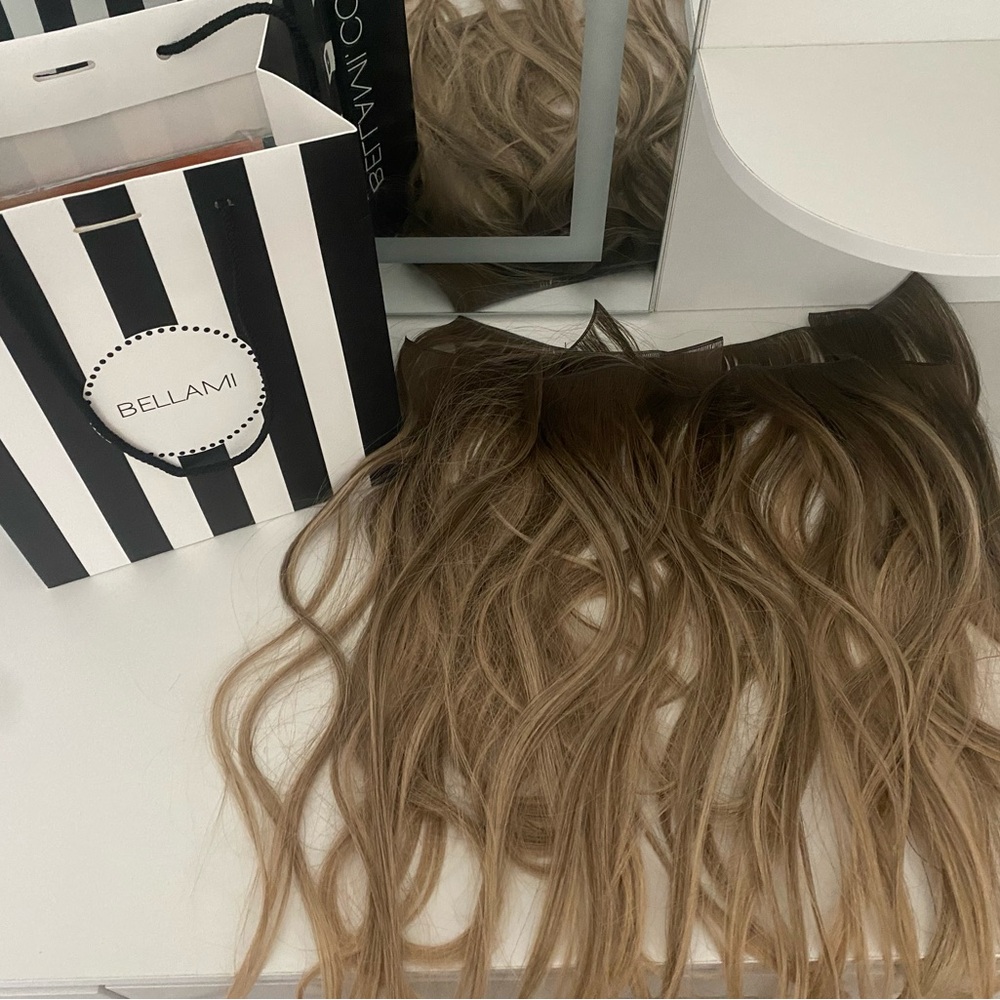 BELLAMI Brown Wavy Hair Extensions Voluminous Shine